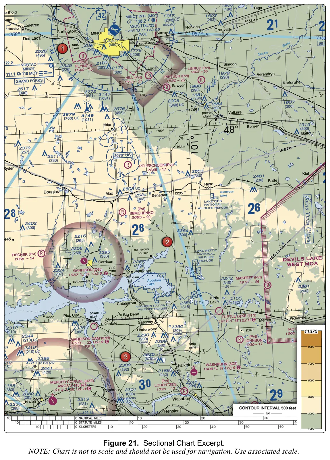 Figure 21: Sectional Chart Excerpt