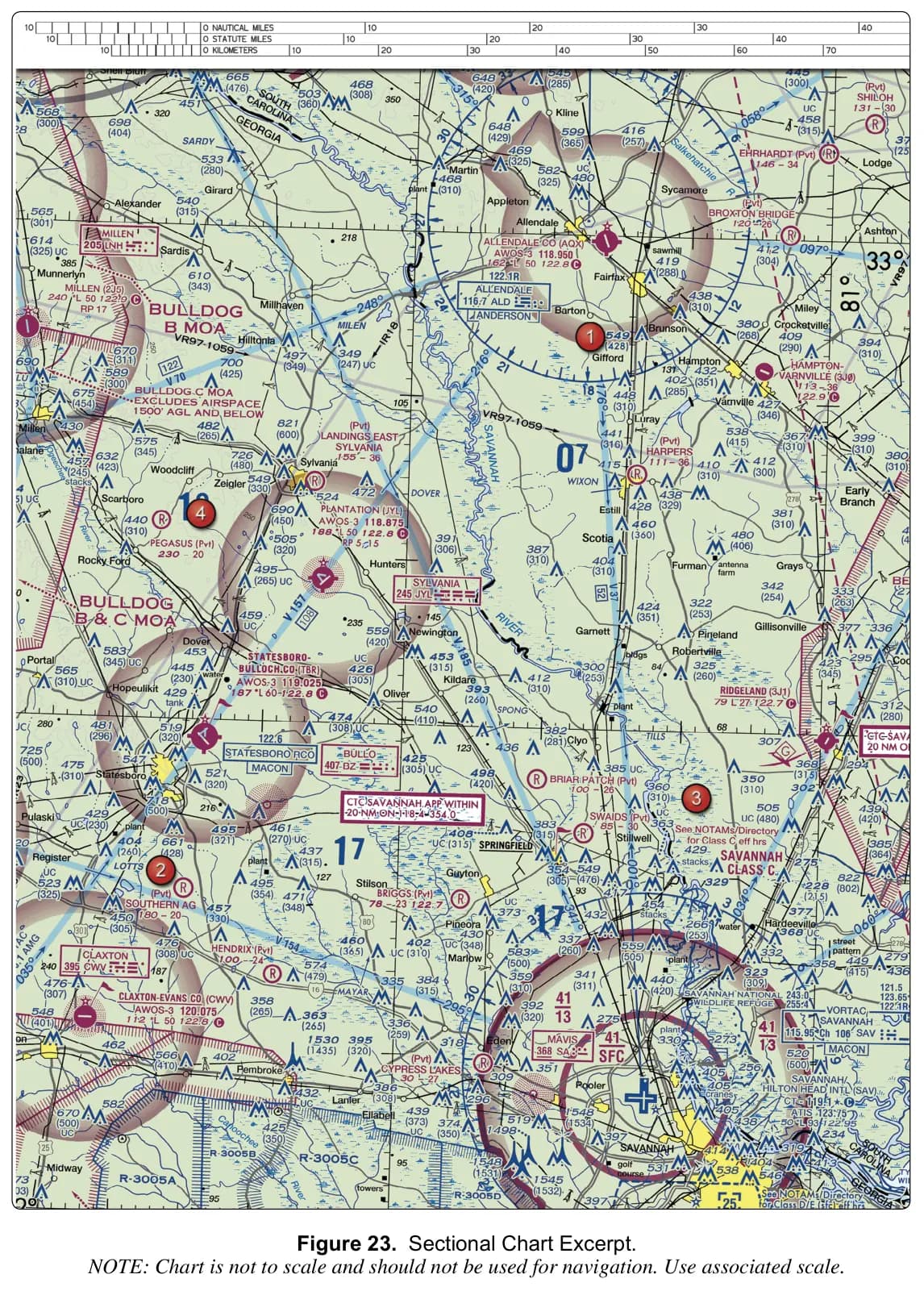 Figure 23: Sectional Chart Excerpt