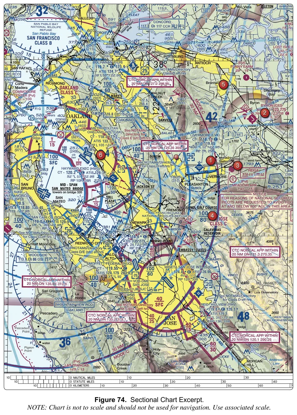 Figure 74: Sectional Chart Excerpt