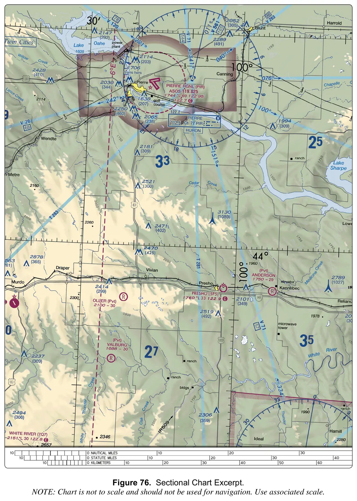 Figure 76: Sectional Chart Excerpt