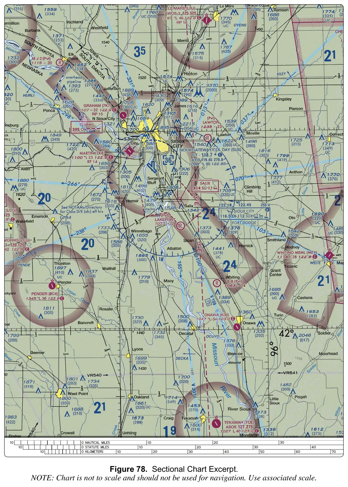 Figure 78: Sectional Chart Excerpt