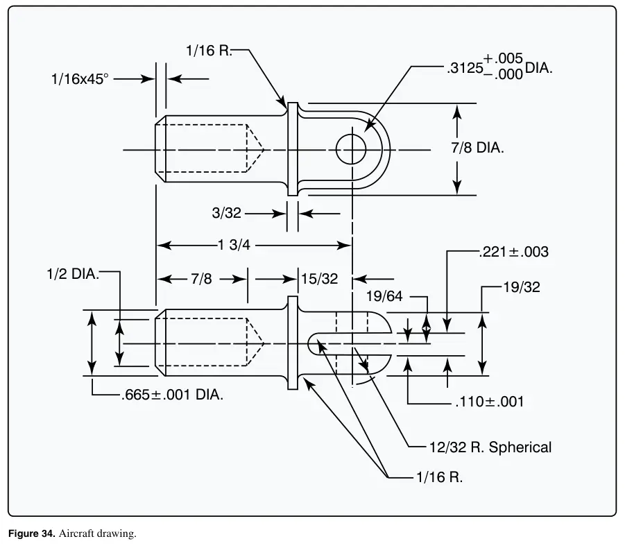 Figure 34: Aircraft drawing