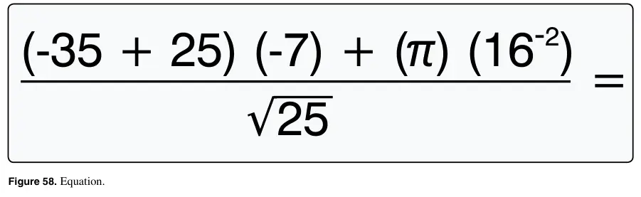 Figure 58: Equation